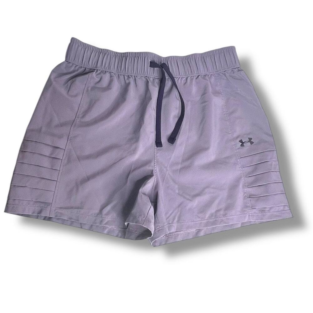 Girl's Under Armour Purple Play Up Shorts Youth Large